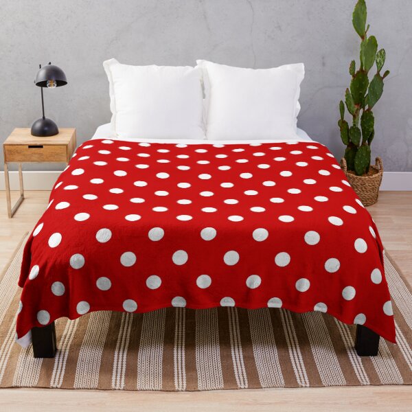 Item preview, Red and White Polka Dots Pattern designed and sold by Ayoub14.
