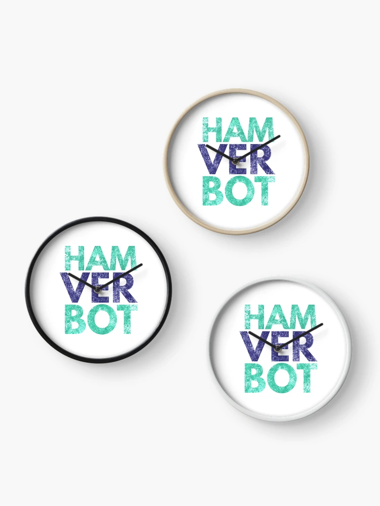 Thumbnail 3 of 4, Clock, Ham Ver Bot designed and sold by WorldEngine.