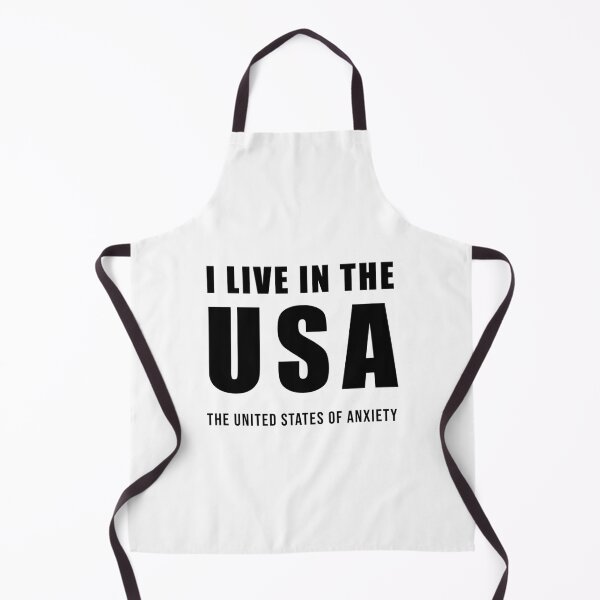 Item preview, I Live in the USA - The United States of Anxiety designed and sold by quoteedesigns.