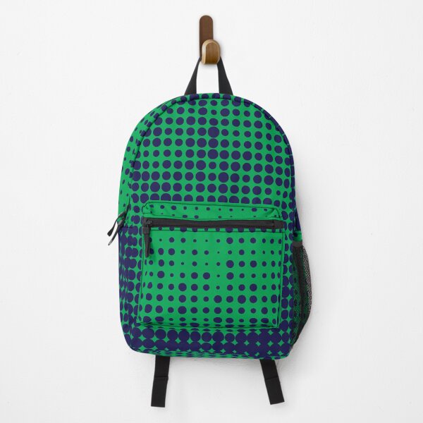Item preview, Blue and green dotted halftone pattern designed and sold by BLMcreations.