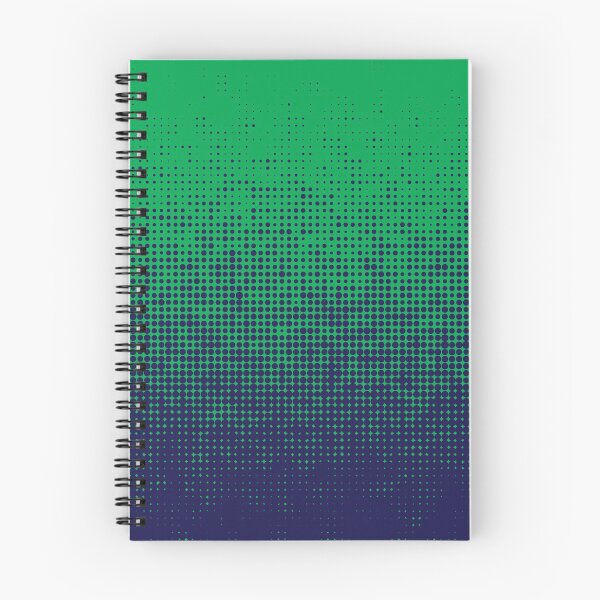 Item preview, Blue and green dotted halftone pattern designed and sold by BLMcreations.