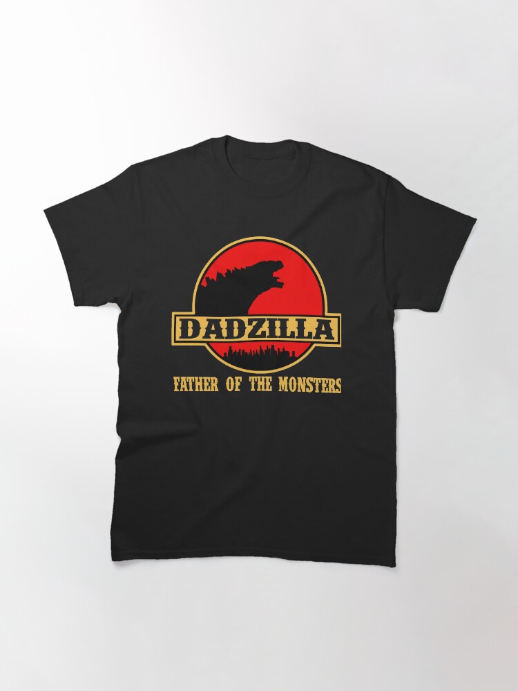 Alternate view of Dadzilla - Father Of Monsters Classic T-Shirt
