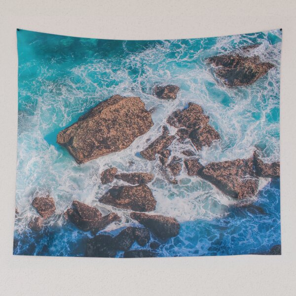 Item preview, Beaming Waves From The Sea designed and sold by sasijaya.