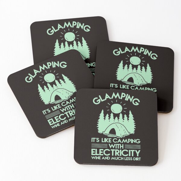 Item preview, Glamping its like camping designed and sold by TheRightHonMP.
