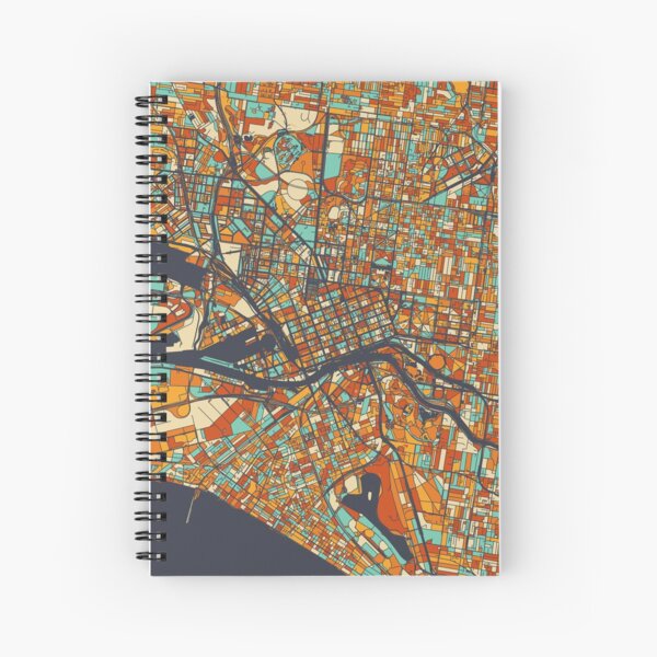 Item preview, Melbourne Map - Mosaic - Retro Colors designed and sold by HomeCities.