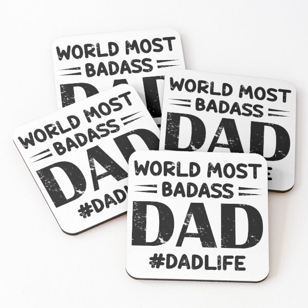 Item preview, World Most Badass Dad designed and sold by mdnrsakib.