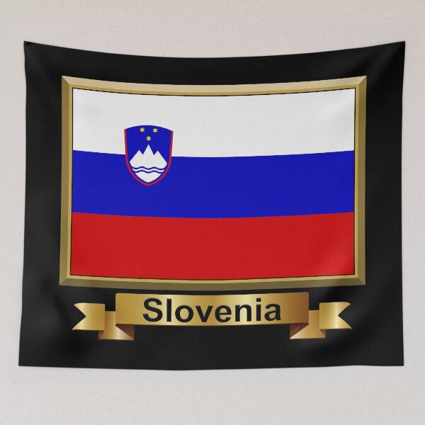 Item preview, Slovenia Civil Flag Gifts, Masks, Stickers & Products (N) designed and sold by mpodger.