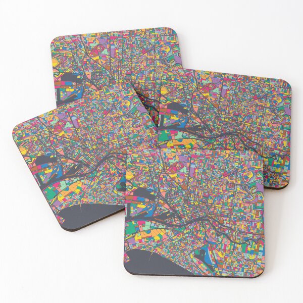 Item preview, Melbourne Map - Mosaic - 2021 Colors designed and sold by HomeCities.