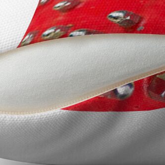 Alternate view of Red Flathead V8 Throw Pillow