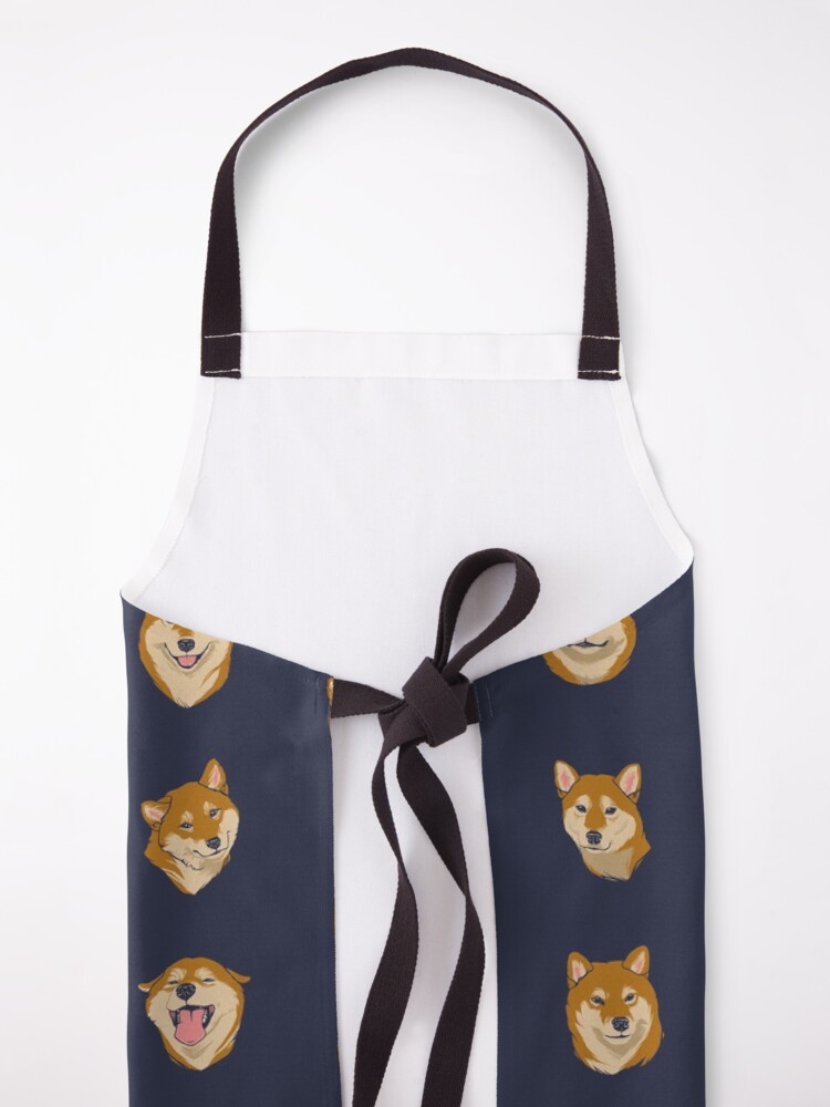 Alternate view of Shibas for days. Apron