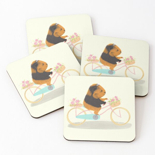 Item preview, Guinea pig riding a bicycle  designed and sold by mondesign26.