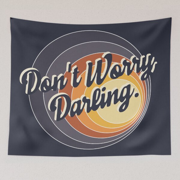 Item preview, Aesthetic minimalist movie poster "Don’t worry Darling" (2021) designed and sold by TrueType.