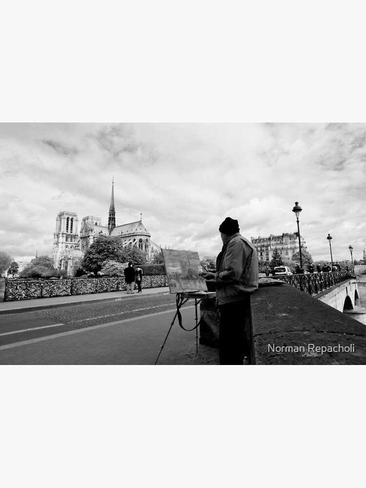 Artist at work - Notre Dame - Paris, France by keystone