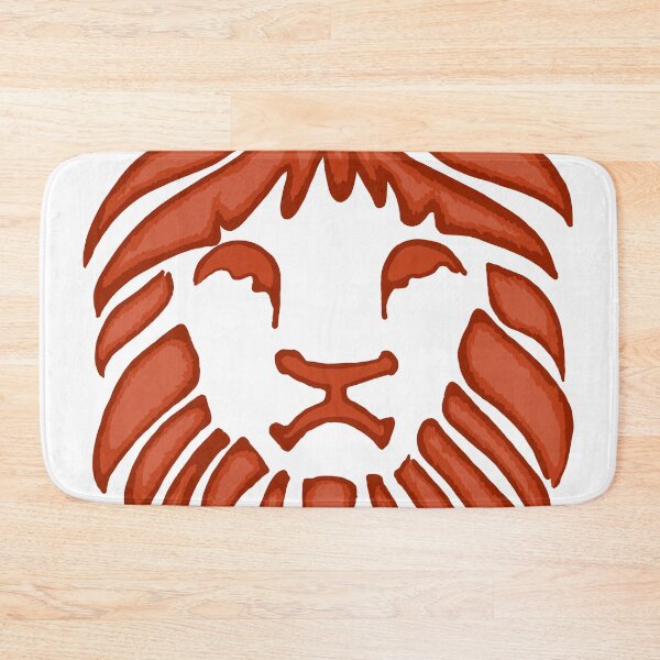 Item preview, Tribal African Maned Lion Illustration Orange Safari Travel Savannah Desert designed and sold by Celosia Liv.