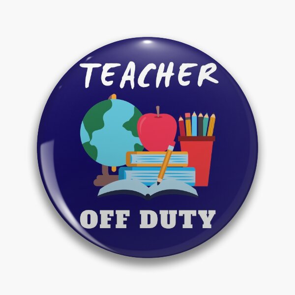 Item preview, Teacher Off Duty Funny School Present designed and sold by My-Queens-Store.