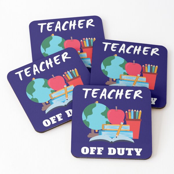 Item preview, Teacher Off Duty Funny School Present designed and sold by My-Queens-Store.