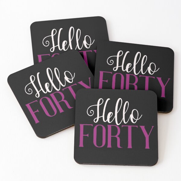 Item preview, Hello Forty Shirt, 40th Birthday Shirt designed and sold by Docartdesign.