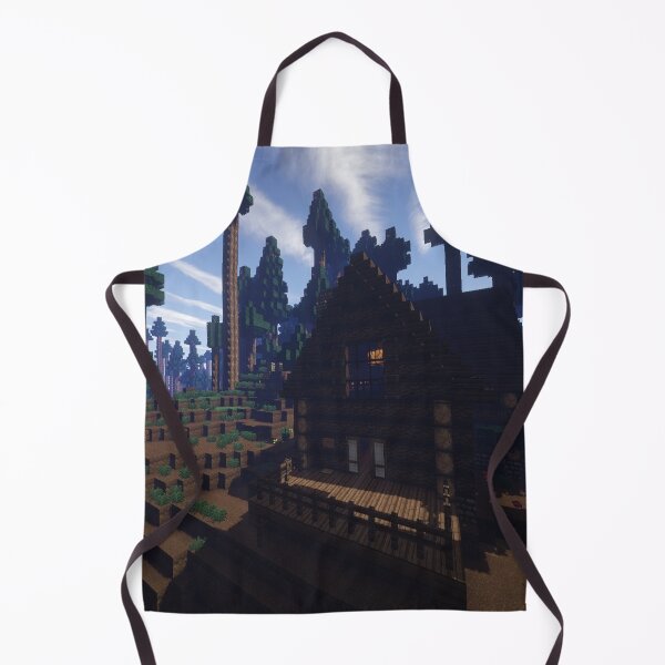 Item preview, minecraft world pixel cabin designed and sold by THB designs.