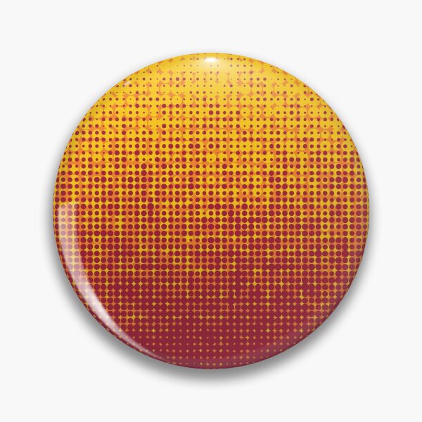 Item preview, Red orange yellow gradient dotted halftone pattern designed and sold by BLMcreations.
