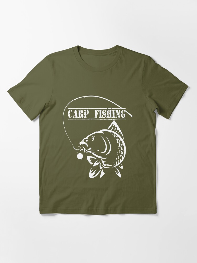 I don't give a CARP - fishing design Essential T-Shirt for Sale by  giftmeit