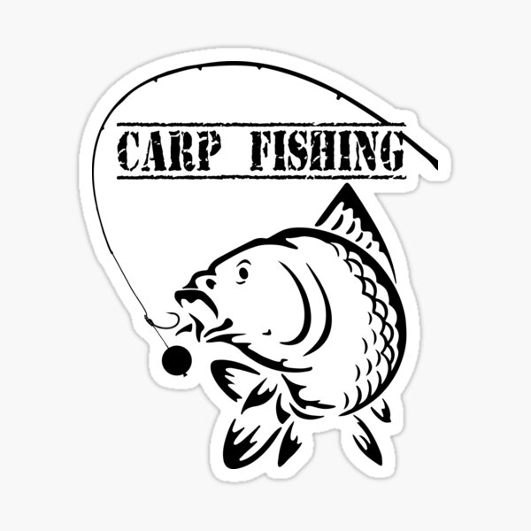 Carp Fishing Stickers for Sale, Free US Shipping