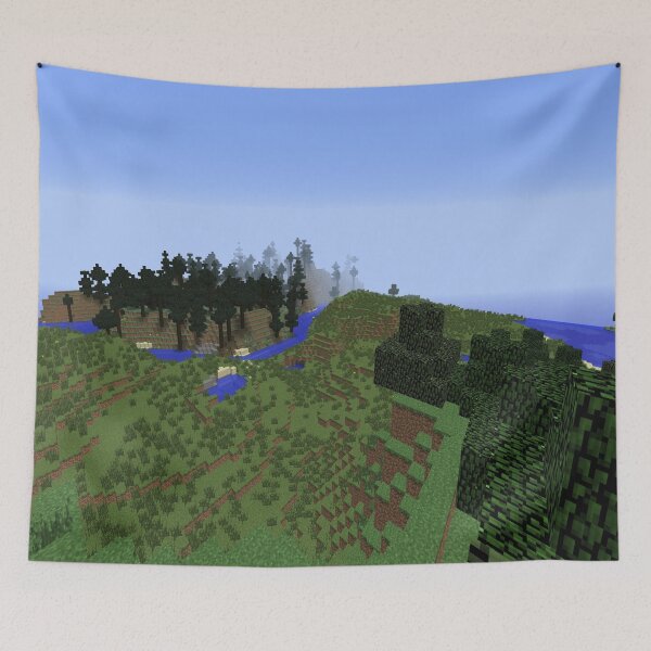 Item preview, minecraft world forest biem designed and sold by THB designs.