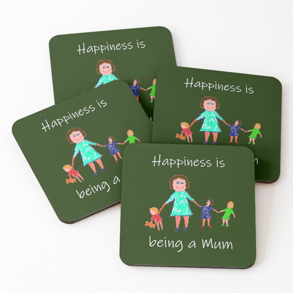 Item preview, Happiness is being a Mum - #Mumlife and # Momlife designed and sold by Danicus666.