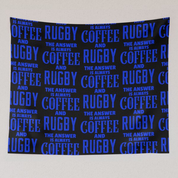 Item preview, The Answer Is Always Coffee And Rugby , Funny Rugby And Coffee Gift For Mum's, Dad's, Brother's, and Sister's designed and sold by BigJackTees.