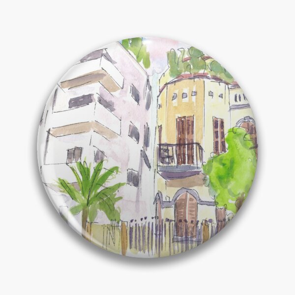 Item preview, Neve Tzedek Tel Aviv Old Houses and Bauhaus Street designed and sold by artshop77.