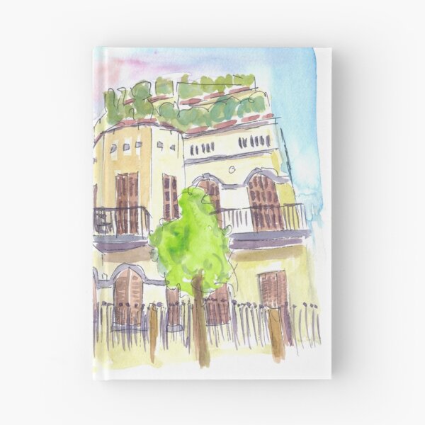 Item preview, Neve Tzedek Tel Aviv Old Houses and Bauhaus Street designed and sold by artshop77.