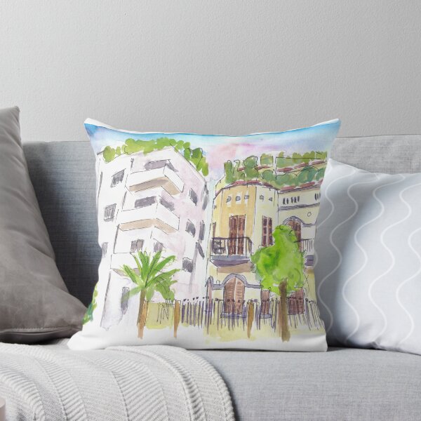 Item preview, Neve Tzedek Tel Aviv Old Houses and Bauhaus Street designed and sold by artshop77.