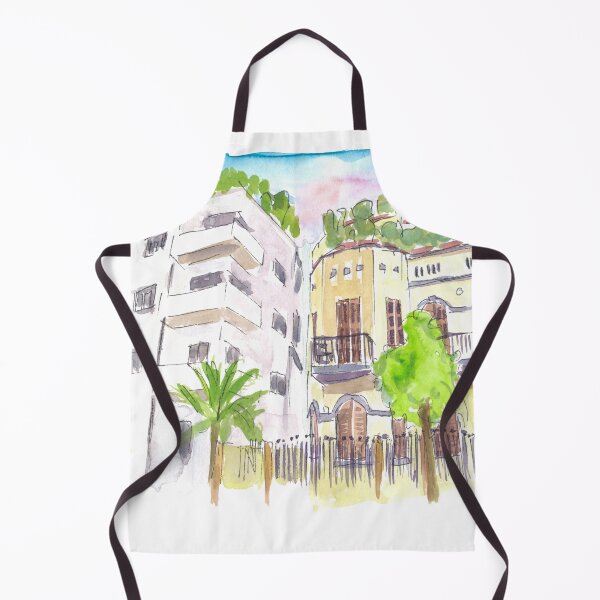 Item preview, Neve Tzedek Tel Aviv Old Houses and Bauhaus Street designed and sold by artshop77.