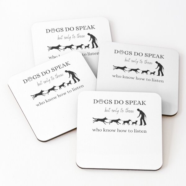 Item preview, dogs do speak but only to those who know how to listen designed and sold by rebeccaxb.