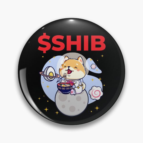 Item preview, Cute Shiba Inu Coin, SHIB To The Moon designed and sold by Maria Garcia.
