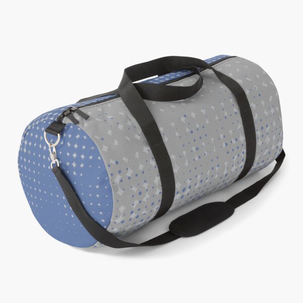 Item preview, Gray and blue dotted halftone pattern designed and sold by BLMcreations.