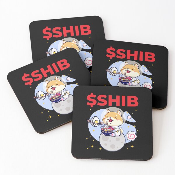 Item preview, Cute Shiba Inu Coin, SHIB To The Moon designed and sold by Maria Garcia.