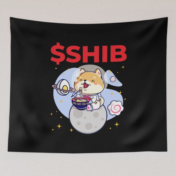 Item preview, Cute Shiba Inu Coin, SHIB To The Moon designed and sold by Maria Garcia.