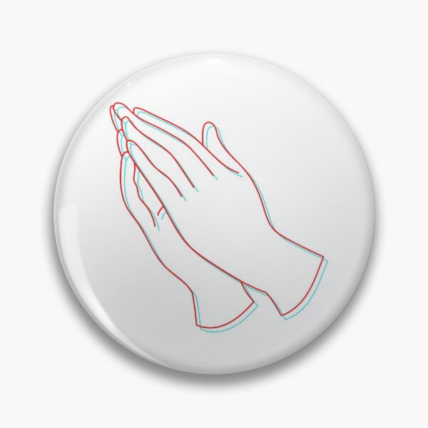 Item preview, Trippy 3D Prayer Hands - Version 2 designed and sold by PandaParcels.