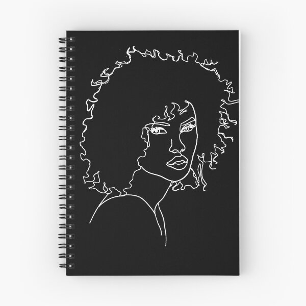 Item preview, Woman line art (in white) designed and sold by BeeVivid.