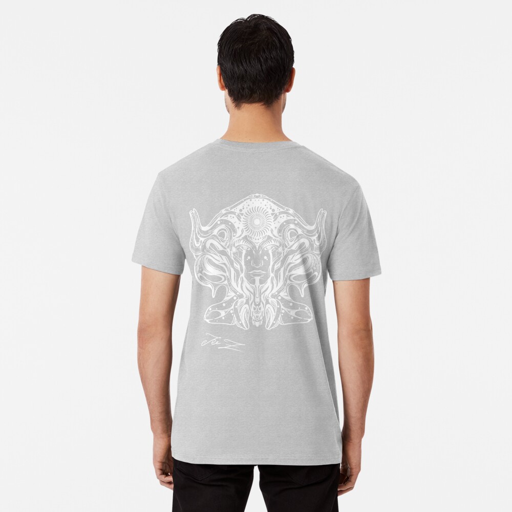 Louis Vuitton Men's Gray Cotton LV Vegetal Lace Embroidery T-Shirt