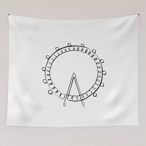Item preview, FERRIS WHEEL VIENNA AUSTRIA LINE ART | Sightseeing | Travel designed and sold by yourtravelguide.