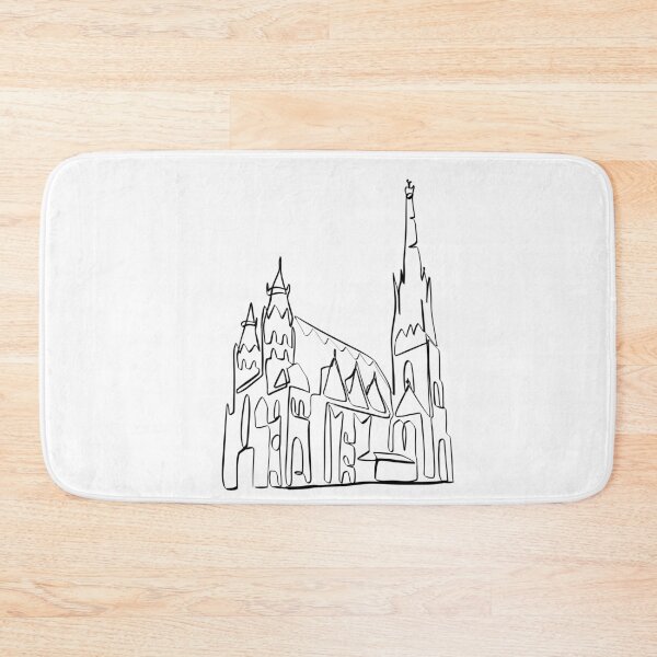 Item preview, STEPHANSDOM VIENNA AUSTRIA LINE ART | Sightseeing | Travel designed and sold by yourtravelguide.