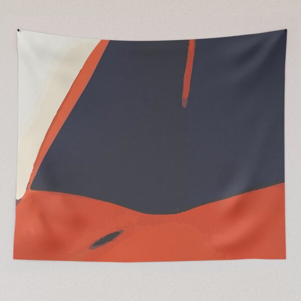 Item preview, Amber umbrella abstract art designed and sold by SatyaBramha.