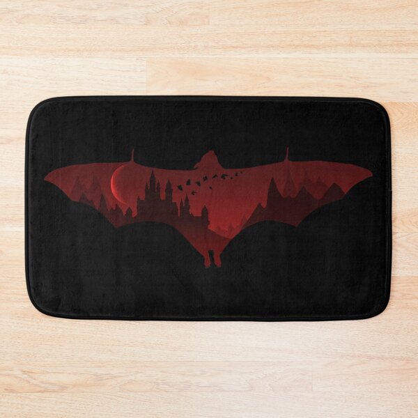 Item preview, Dark Castle In The Silhouette Of A Bat designed and sold by WiseWitch.