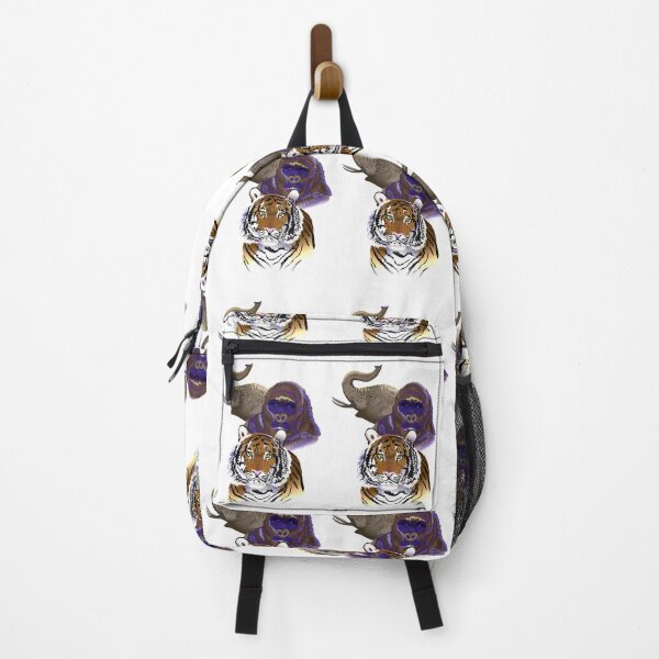 Item preview, Elephant, Tiger and Gorilla Wildlife Digital Art designed and sold by TJHstudio.