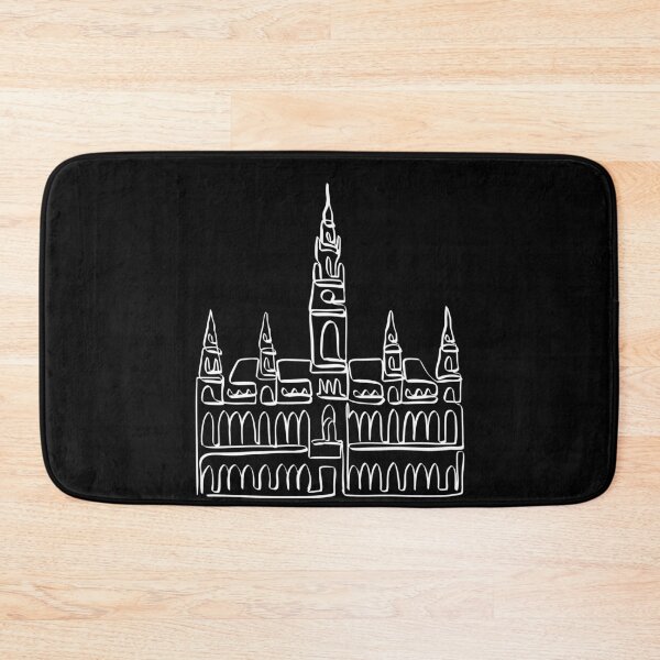 Item preview, TOWN HALL VIENNA AUSTRIA LINE ART | Sightseeing | Travel designed and sold by yourtravelguide.