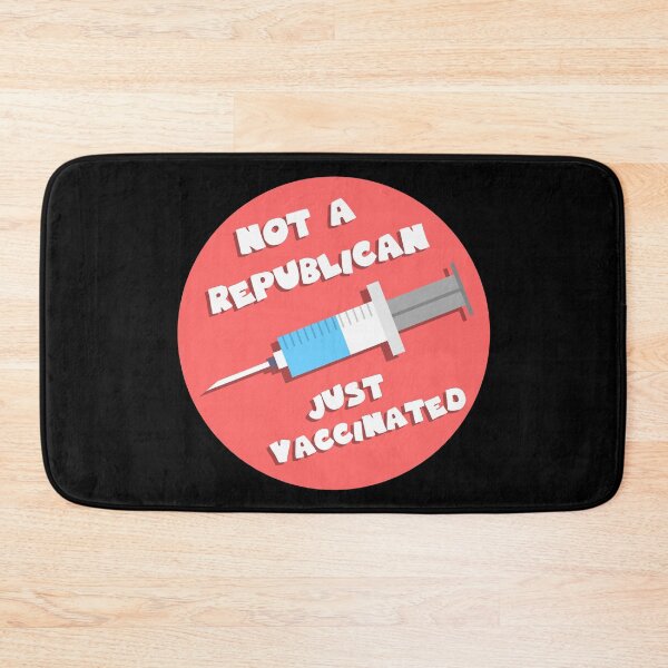 Item preview, not a republican just vaccinated designed and sold by GoranDesign.