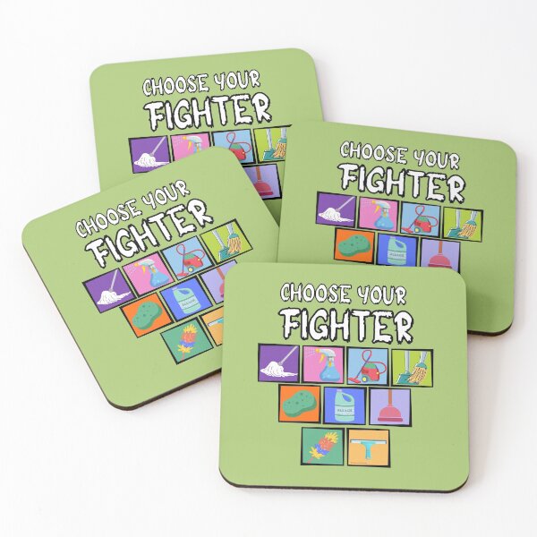 Item preview, Choose Your Fighter Cleaning Supplies Housekeeping Fun designed and sold by SavvyCleaner.