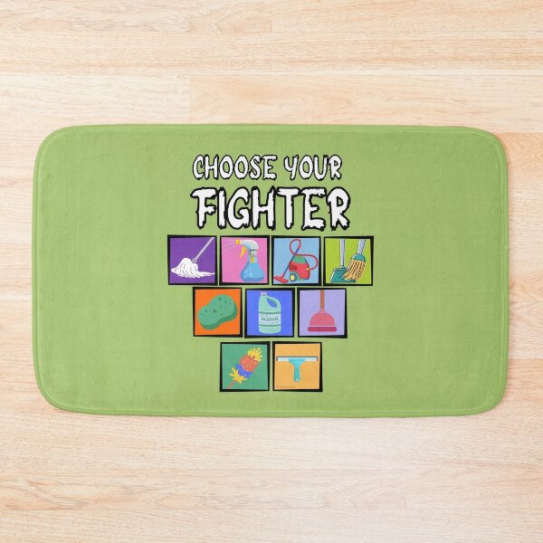 Item preview, Choose Your Fighter Cleaning Supplies Housekeeping Fun designed and sold by SavvyCleaner.