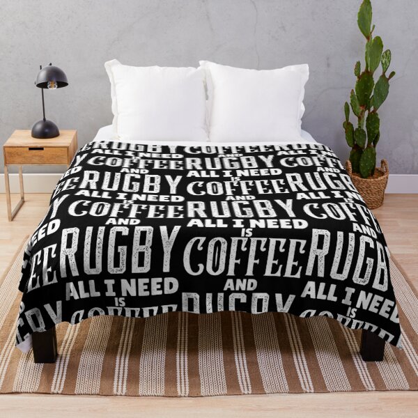Item preview, All I Need Is Coffee And Rugby, Funny Rugby And Coffee Gift For Mum's, Dad's, Brother's, and Sister's designed and sold by BigJackTees.
